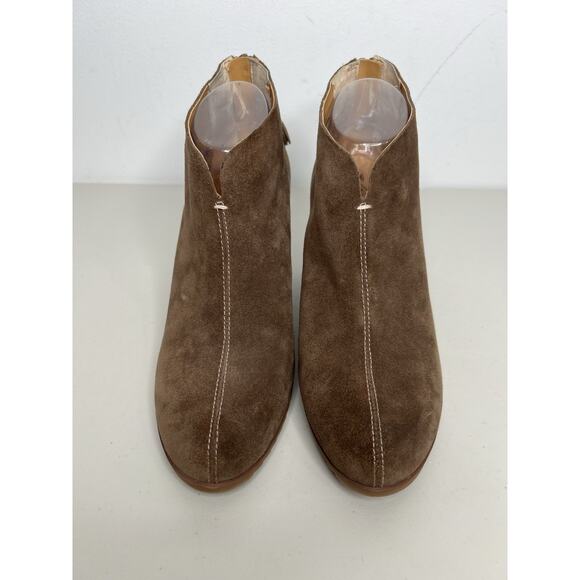 KORKS Kork-Ease Wedge Brown Suede Leather Boot Bootie Women’s Size 9.5 - Picture 3 of 9